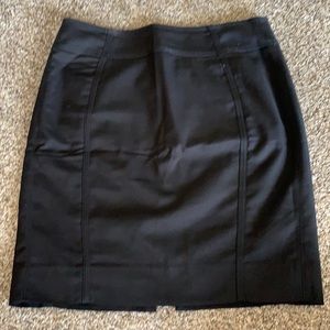 WHBM black pencil skirt